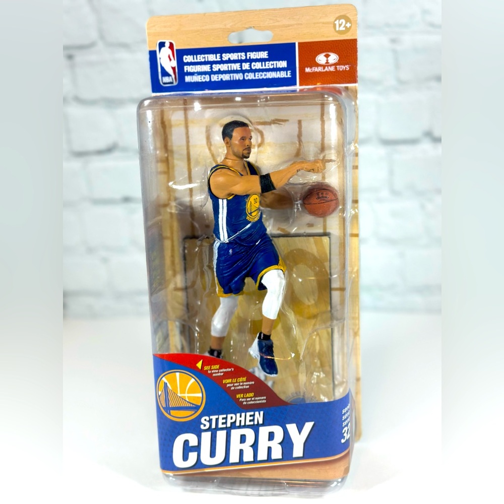 McFarlane NBA Series 32 Stephen Curry Golden State Warriors - blue jersey